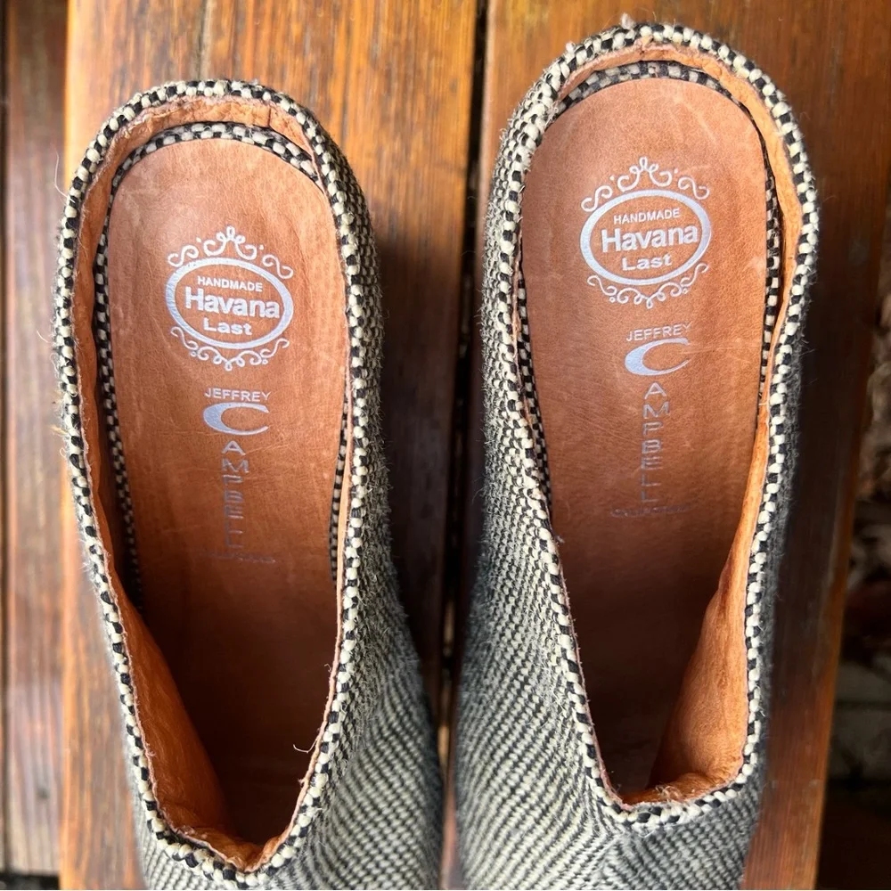 Jeffrey Campbell Havana Last tweed size 9 never worn platform wedge - Picture 4 of 15